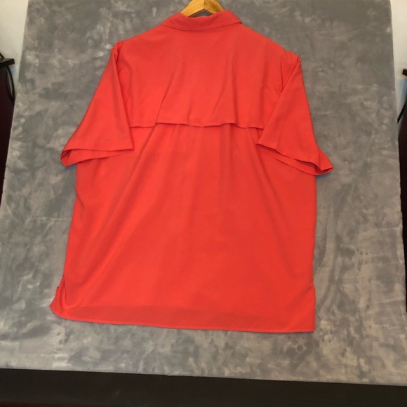 Eddie Bauer Men's Button-up Shirt Orange Size XL - Picture 5 of 8